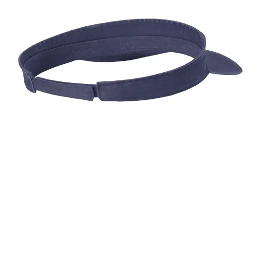 Port Authority&reg; Beach Wash Visor Red Rock {7}