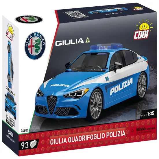 COBI Alfa Romeo Gulia Quadrifoglio Polizia Vehicle {1}