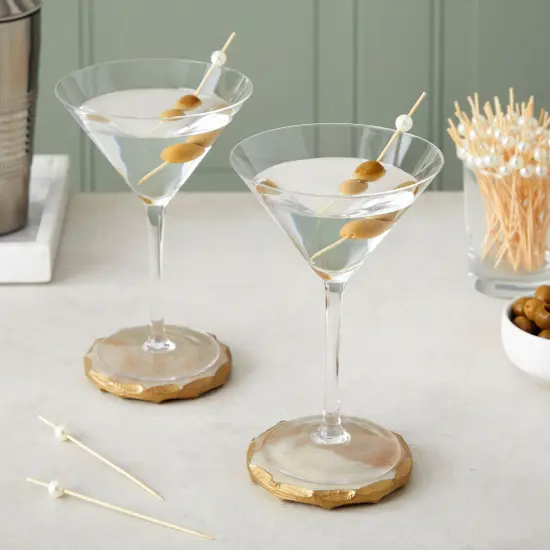 150 Pack White Pearl Toothpicks for Food, Decorative Bamboo Cocktail Picks for Appetizers (4.7 in) Brown {2}