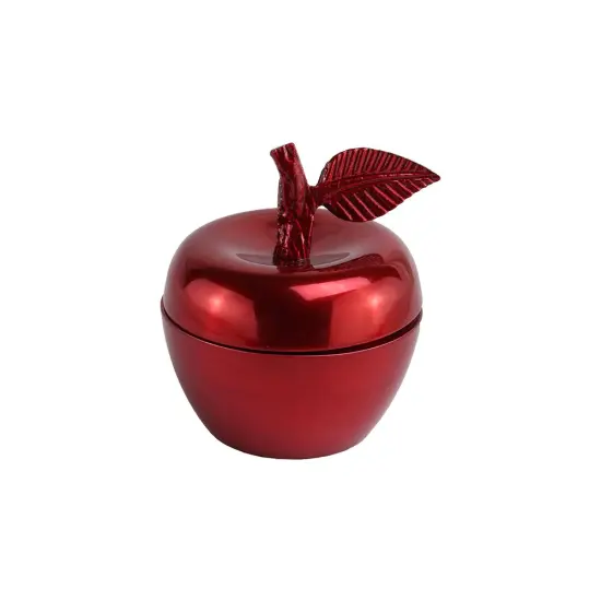 Aluminum RedApple Shaped Honey Dish {1}