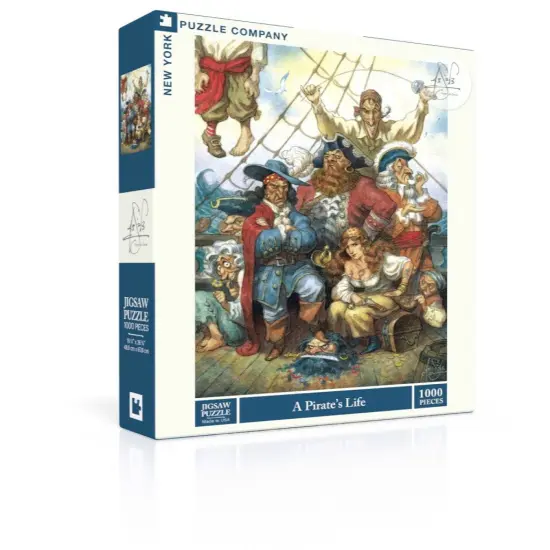New York Puzzle Company A Pirate's Life 1000 Piece Piece Jigsaw Puzzle {2}