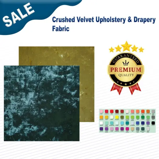 Crushed Velvet Upholstery & Drapery Fabric Walnut {2}