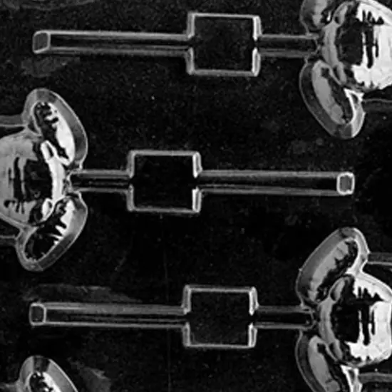 Small Flop Eared Bunny Lolly Chocolate Mold {5}