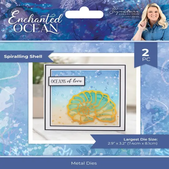 Sara Signature Enchanted Ocean Metal Die-Spiraling Shell {1}