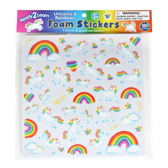 Foam Stickers Unicorns And Rainbows {1}