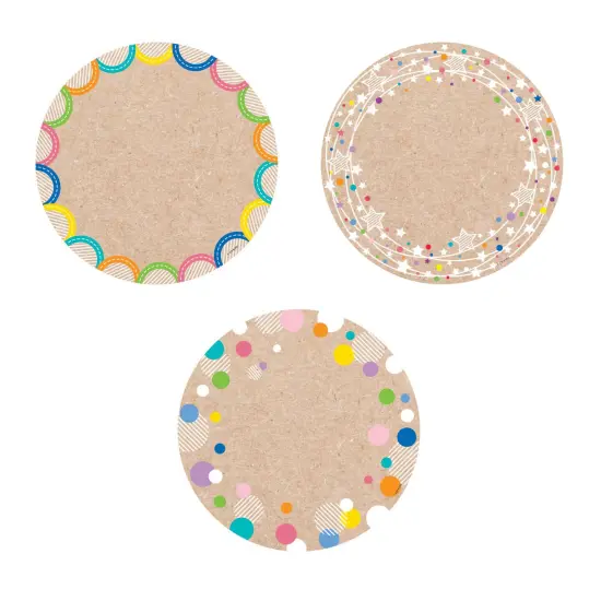 Krafty Pop Colorful Kraft Cards 6 Inch Designer Cut-Outs, Pack of 36 {1}