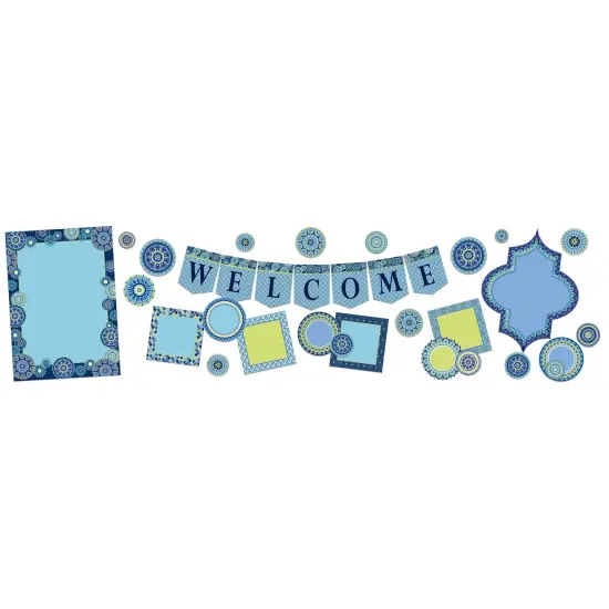 Blue Harmony Welcome Bulletin Board Sets {1}