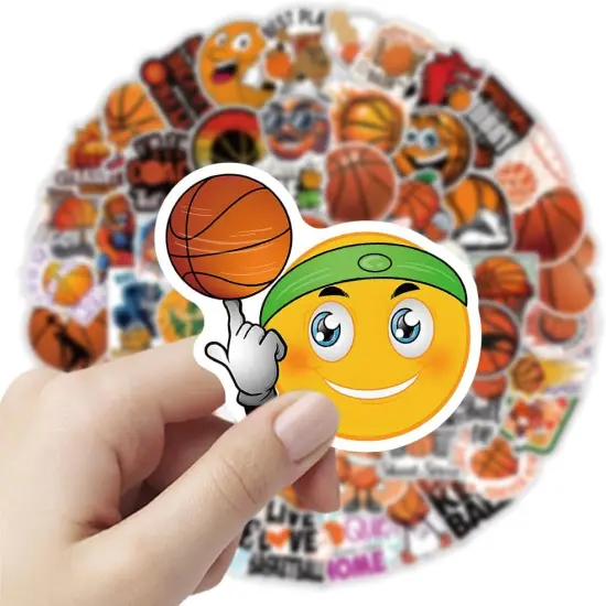 150Pcs Basketball Stickers, Sports Stickers for Water Bottles, Basketball Gifts for Teen Boys, Vinyl Waterproof Stickers for Luggage Car Laptop Skateboard Keyboard {2}