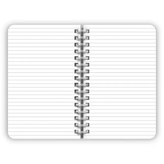 Starburst | 5.25x8.25 Inch Compact Wire Journal | Non-Dated | Foil Stamped Cover {3}