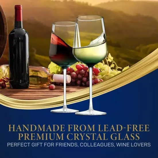 Original Hand-Blown Wine Glasses {2}