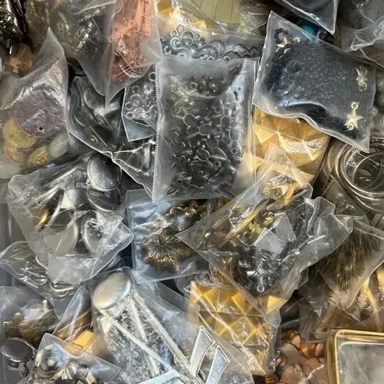 Mystery Bulk Wholesale Lot of Metal Charms & Metal Findings and Components {2}