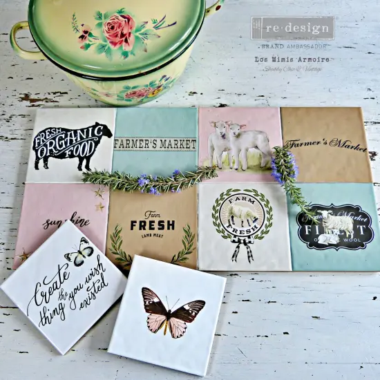 Small Transfers - Sweet Lamb - 3 sheets, 6"x12" {2}