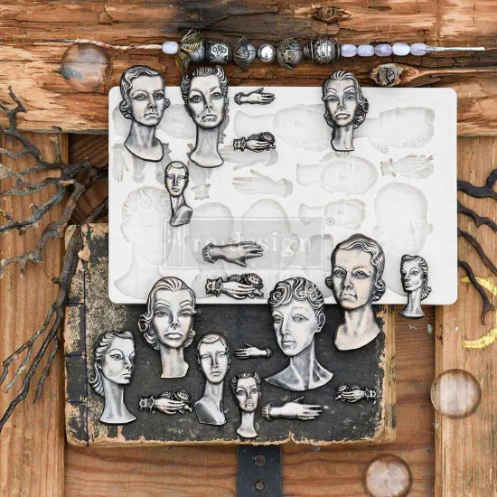 Finnabair Moulds - Fashion Icons - 1 pc, 5"x8"x8mm {2}