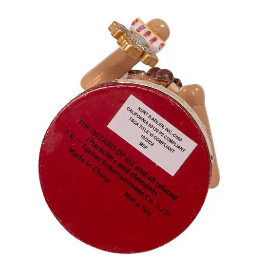 Kurt Adler 10-Inch Wizard of Oz&trade; Cowardly Lion Nutcracker {6}