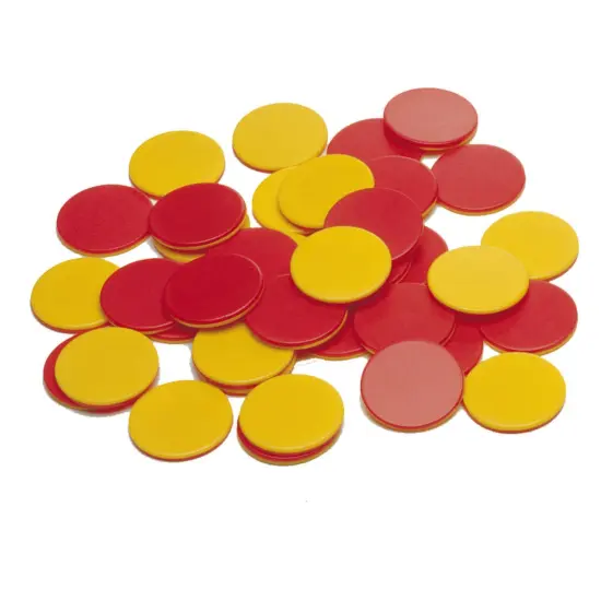 Two-Color Counters - Plastic - Set of 200 {1}