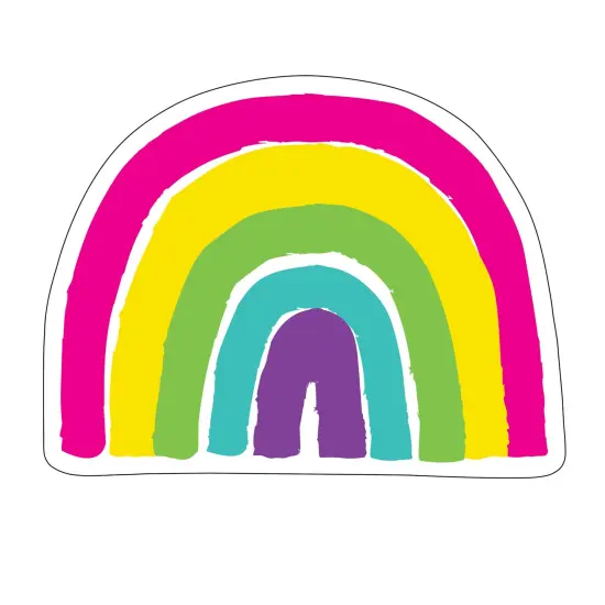 Kind Vibes Rainbow Cut-Outs, Pack of 36 {1}