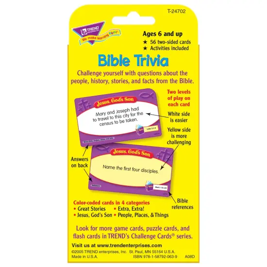 Bible Trivia Challenge Cards&reg; {4}