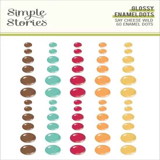 Say Cheese Wild Enamel Dots-Glossy {1}
