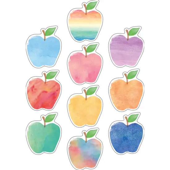Watercolor Apples Accents {1}