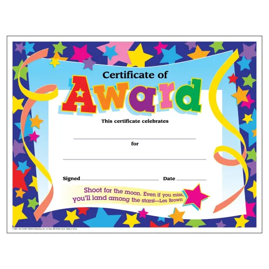 Certificate of Award Colorful Classics Certificates, 30 ct {1}