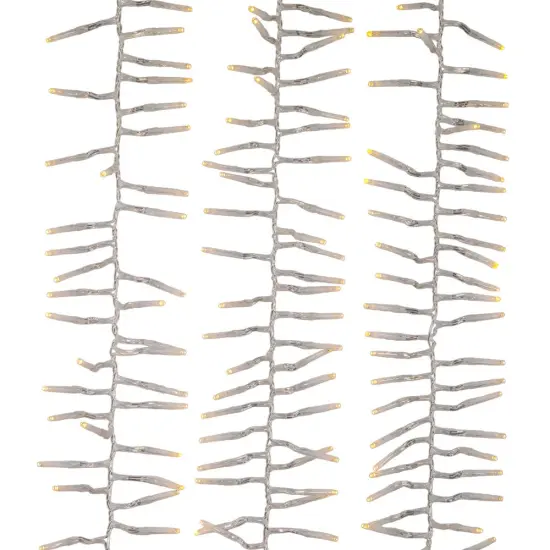 Kurt Adler 1000-Light 32.8-Foot Warm White LED Cluster Garland {1}