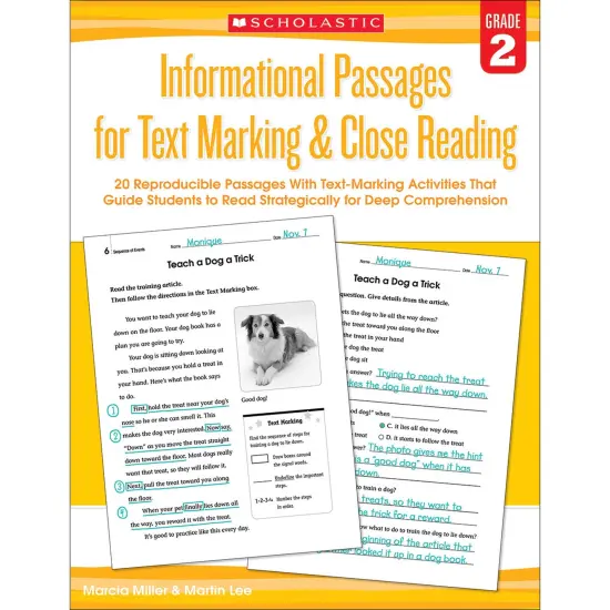 Informational Passages for Text Marking & Close Reading: Grade 2 {1}