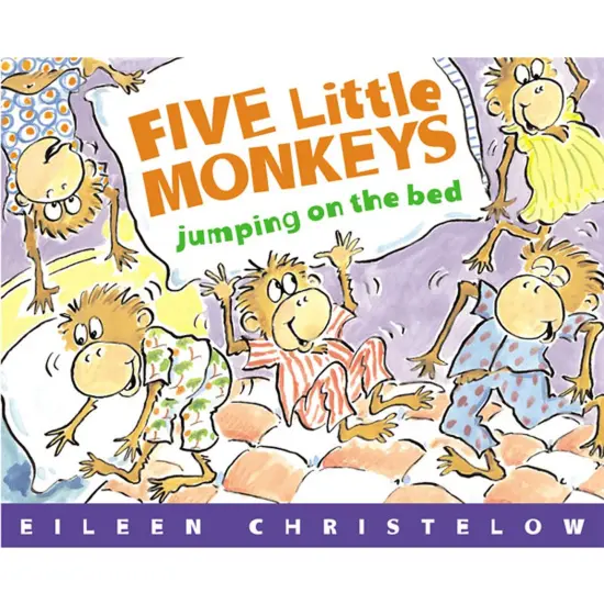 Five Little Monkeys Jumping on the Bed Book {1}