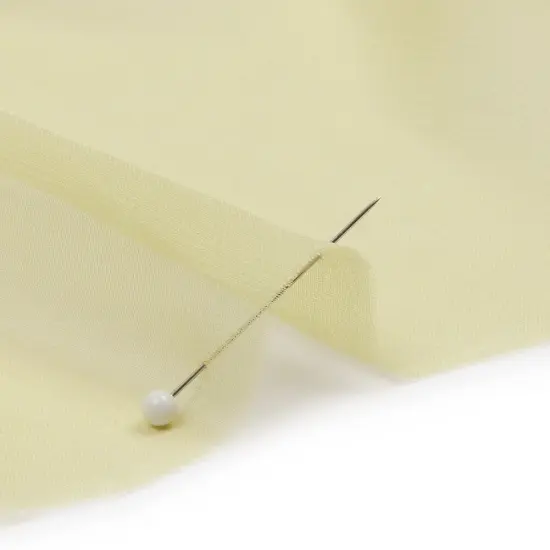 1 Yard Luxury Silk Chiffon 44" Wide Linden Green Sheer Fabric for Gowns {2}