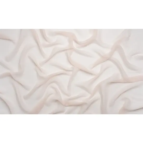 1 Yard 43" Wide 100% Silk Premium Sheer Lightweight Fabric Cradle Pink Crinkled Silk Chiffon {3}