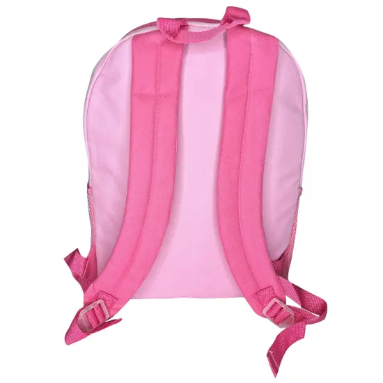 Disney Minnie 16" Pink School Backpack with Front and Side Pockets {5}