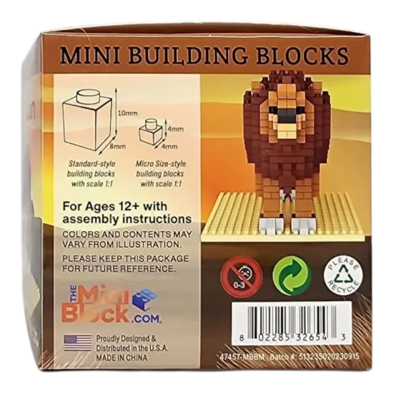 Mini Building Blocks - Lion {4}