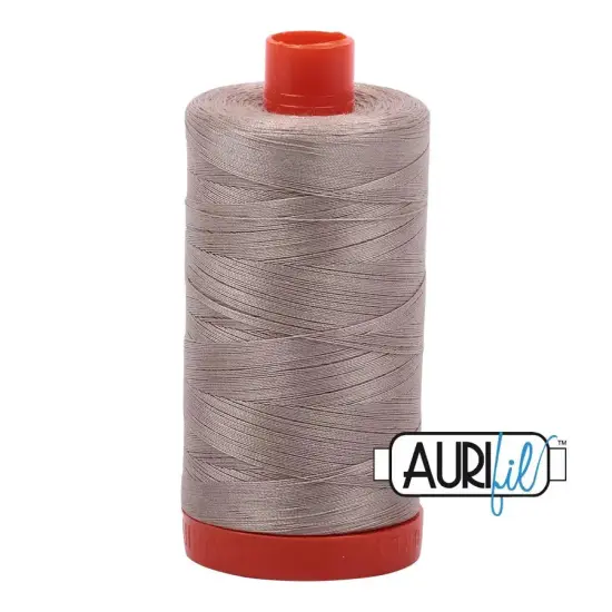 5011 Rope Beige Aurifil Cotton 50wt Large Spool {1}