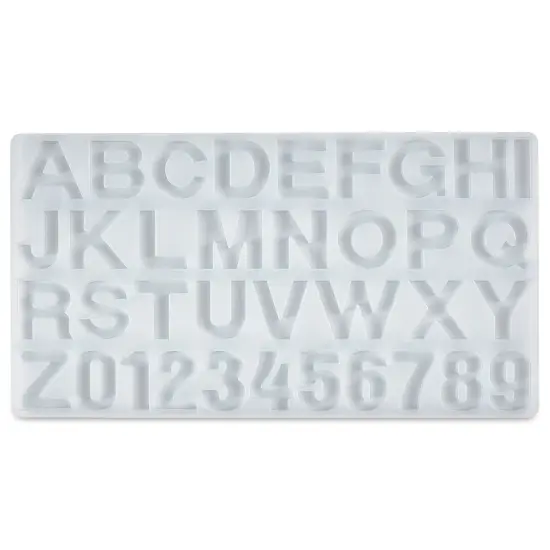 Jewelry Made By Me Alphabet Silicone Mold - Large {1}