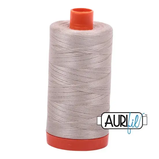 6711 Pewter Aurifil Cotton 50wt Large Spool {1}