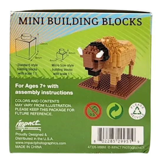 Mini Building Blocks - Bison {5}
