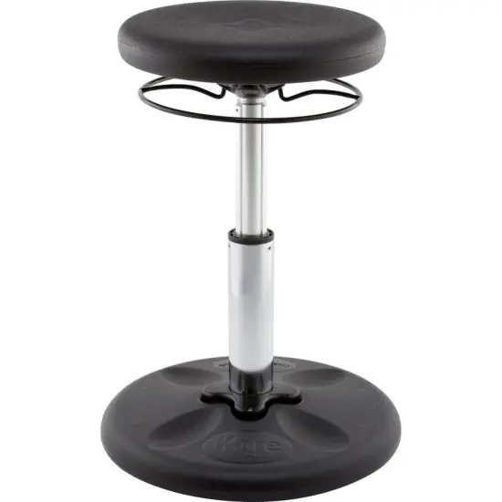 Kids Adjustable Standard Wobble Chair 14-19", Black {1}