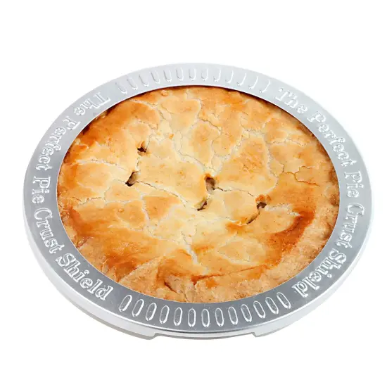 Norpro Reusable Aluminum 10" Pie Crust Shield - Prevents Burnt Crusts {3}