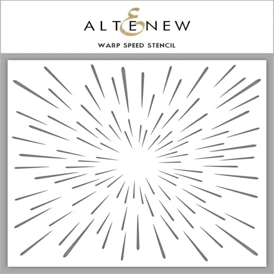 Warp Speed Stencil {1}