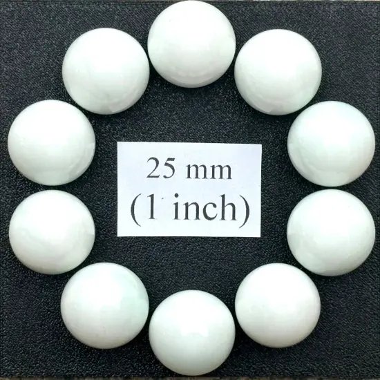 YOU CHOOSE COLOR Glass Marbles 25mm (1 inch) SHOOTER Taw Lot White {1}