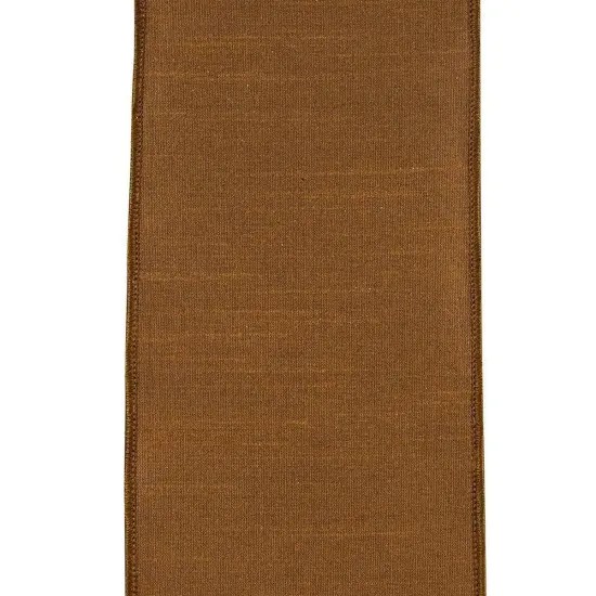 4in Diagonal Glitter Stripe Ribbon: Brown (5 Yards) {2}