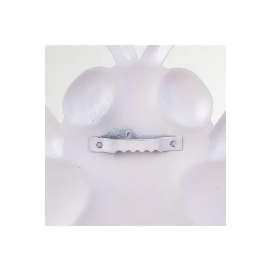 12" Metal Embossed Bee Hanger: Yellow {3}