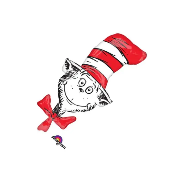 Anagram&reg; 42 Inch Dr. Seuss Cat In The Hat Balloon {2}
