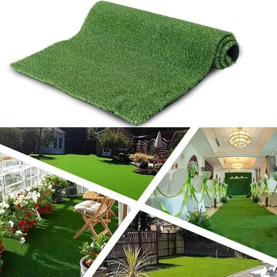 Artificial Outdoor Pet Lawn with Drainage Holes {2}
