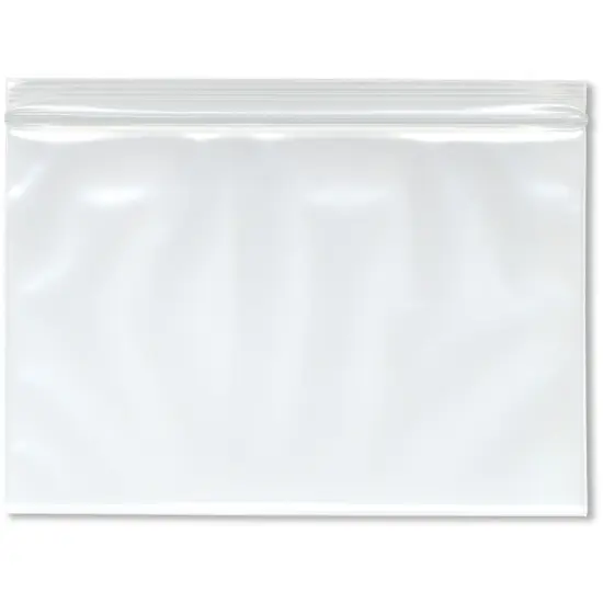 Plymor 9" x 6" (Pack of 100), 4 Mil Heavy Duty Zipper Reclosable Plastic Bags {1}