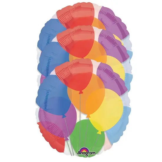 Anagram&reg; 18 Inch Round Balloons Foil Mylar Balloon {6}