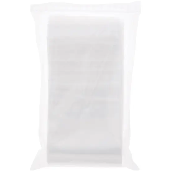 Plymor 5" x 12" (Pack of 100), 4 Mil Heavy Duty Zipper Reclosable Plastic Bags {4}