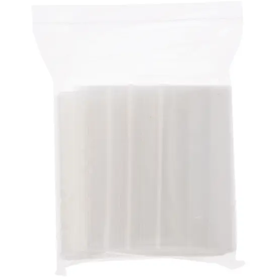 Plymor 6" x 10" (Pack of 100), 4 Mil Heavy Duty White-Block Zipper Reclosable Plastic Bags {4}