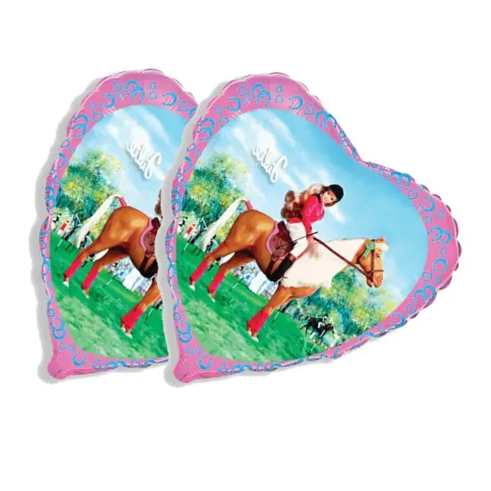 18" Barbie on Julie Horse Foil Balloon Barbie Party Decor {2}