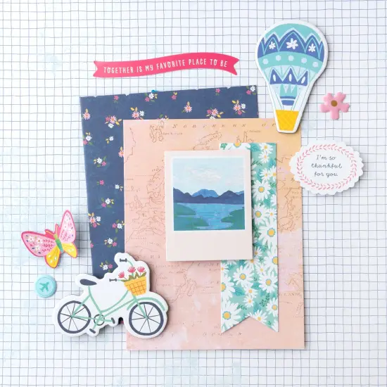 Paige Evans Adventurous Card Making Kit-Makes 20 {4}