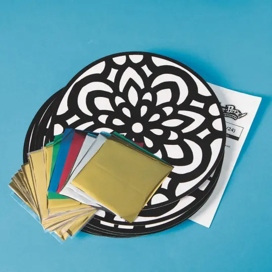 Foil Leaf Velvet Mandalas (Pack of 24) {3}